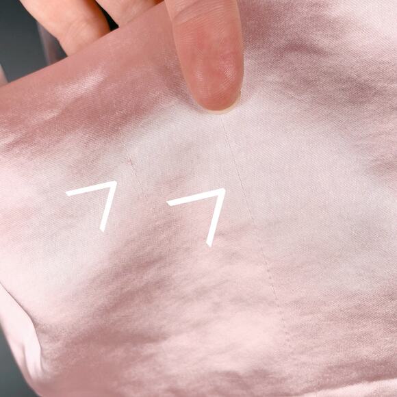 Superdown Billie Drape Midi Dress Satin Pink Slip Criss Cross Back Sz XS‎ - Picture 11 of 14